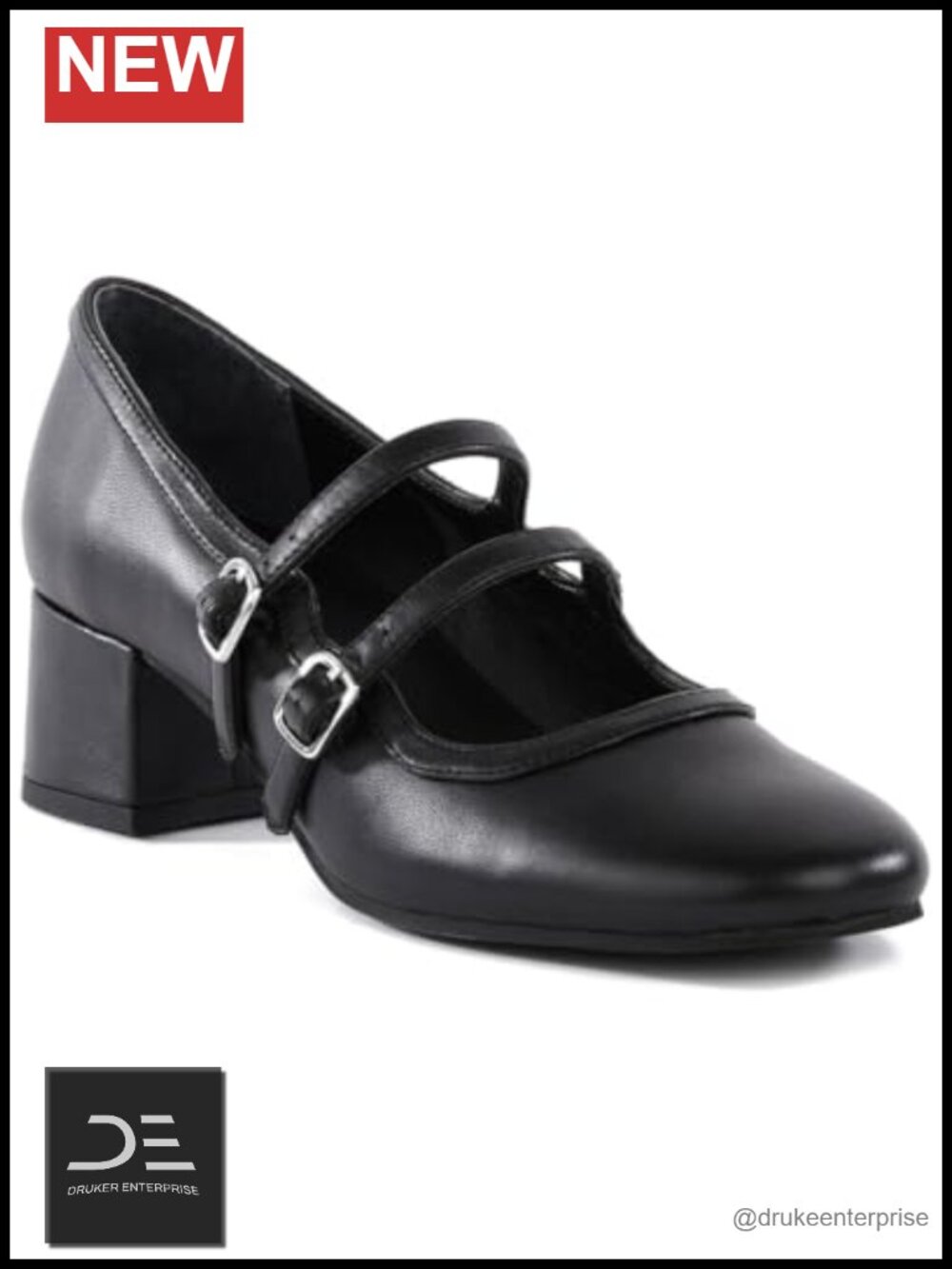 Seychelles Women's Gatsby Faux Leather Mary Jane Block Heel Pumps